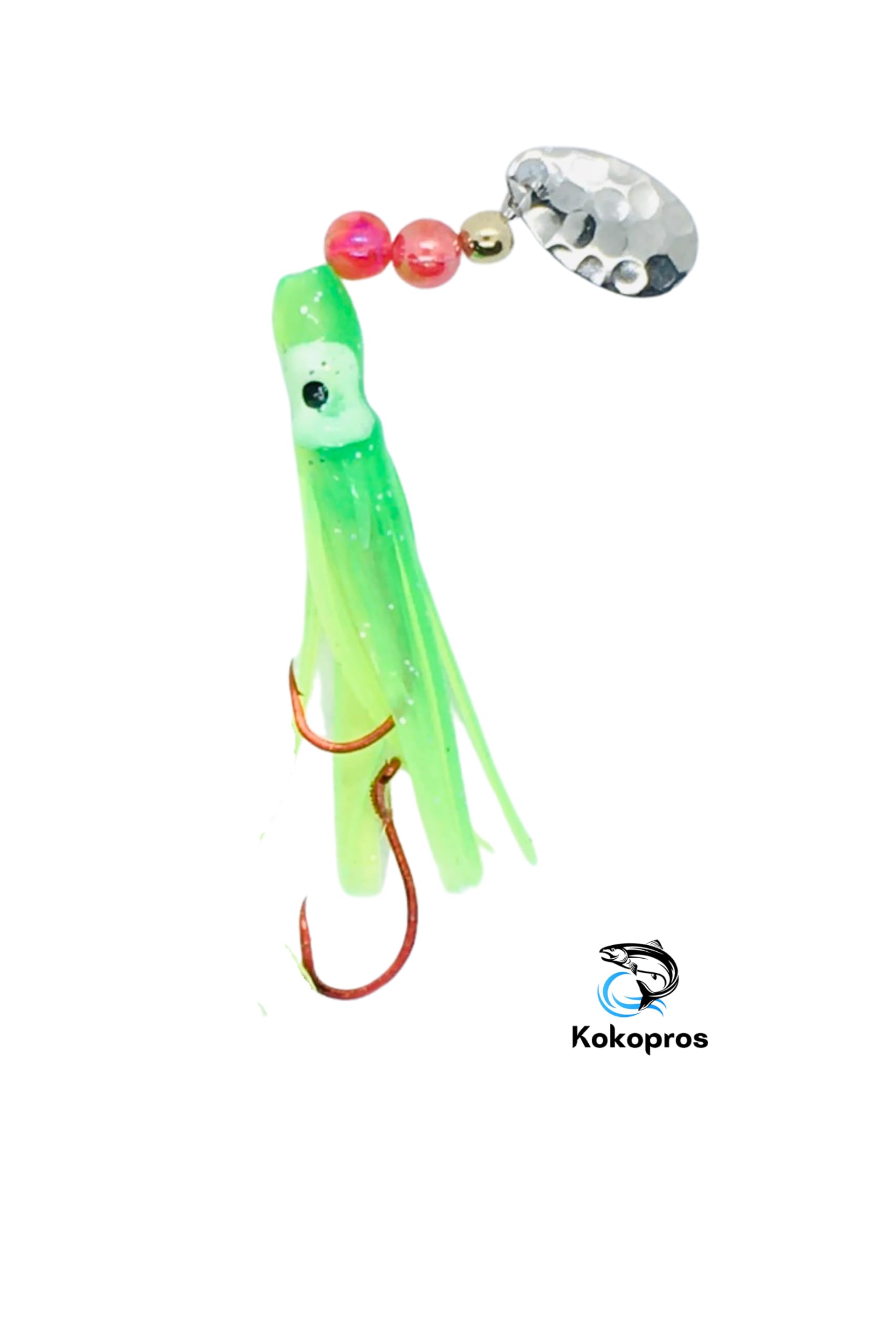 KOKOPROS Kokanee Fishing Hoochies - 10 Pack