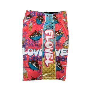 Flow Society Flovel Ice Cream Mens Athletic Shorts