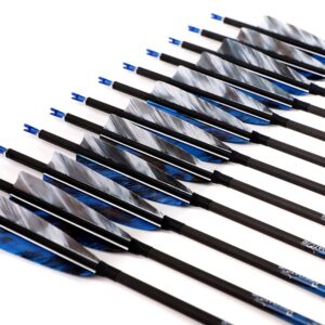 340-spine arrow 32-inch arrow target practice arrow hunting arrow carbon arrows compound bow recurve bow adult youth archery indoor outdoor shooting bullet field tip 18pc style2