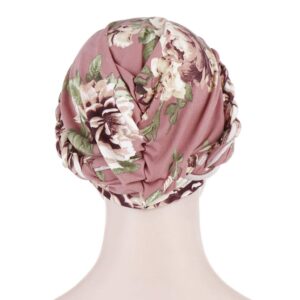 UOQAPRE Women Turban Headscarf Cap Hair Covered Wrap Hat Chemical Cancer Chemo Beanies Cap Headwrap