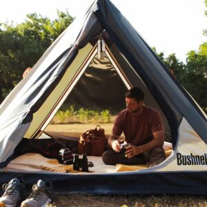 Bushnell Tent | Instant Pop Up 3P / 4P/ 6P / 8P Hub Style Tents | Best Pop Up Tent for Camping, Hiking, Family Camping, Hunting, Fishing, and Basecamp (3 Person)