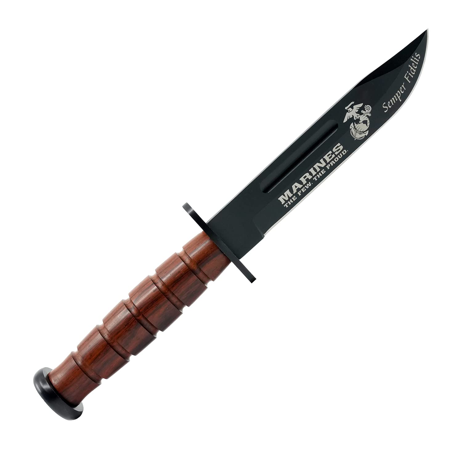 Officially Licensed USMC Full Size Marine Corps USMC Fighting Knife - Disabled USMC Veteran Owned SMALL Business