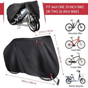 Waterproof Bike Protective Cover Outdoor Bicycle Storage Cloth Dustproof Sheld for Mountain Road Bike