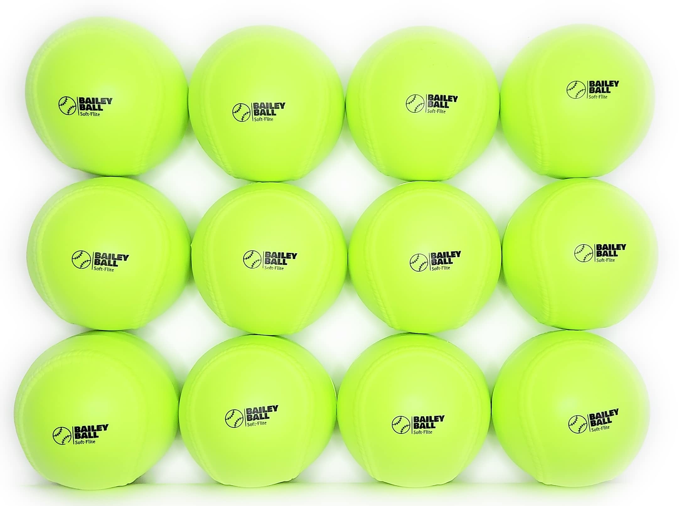 Bailey Ball Soft-Flite 12-Inch Softballs (One Dozen)