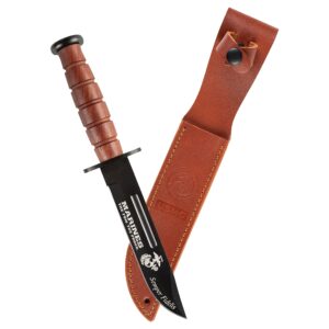 Officially Licensed USMC Full Size Marine Corps USMC Fighting Knife - Disabled USMC Veteran Owned SMALL Business