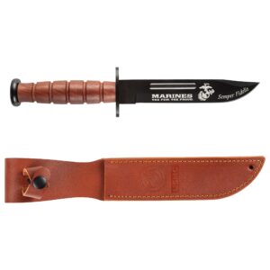 Officially Licensed USMC Full Size Marine Corps USMC Fighting Knife - Disabled USMC Veteran Owned SMALL Business