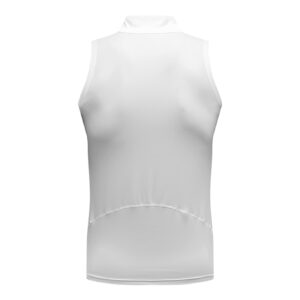 Compression Shirt Men Fitness Compression Tank Top Sleeveless Shirt Quick Dry Bodybuilding Workout Running Vest White M