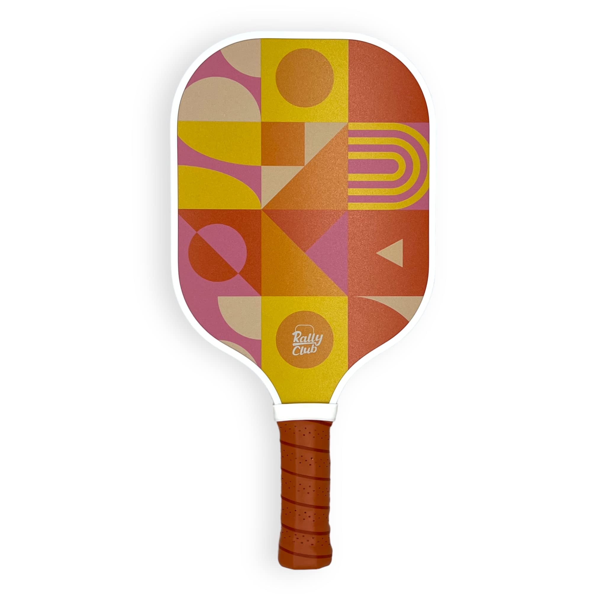 Rally Club Pickleball Paddles for Men & Women | Carbon Fiber and Polymer Honeycomb Composite Core | Lightweight Durable | Uniquely Designed Stylish Pickleball Set & Single Paddles | Gold Coast