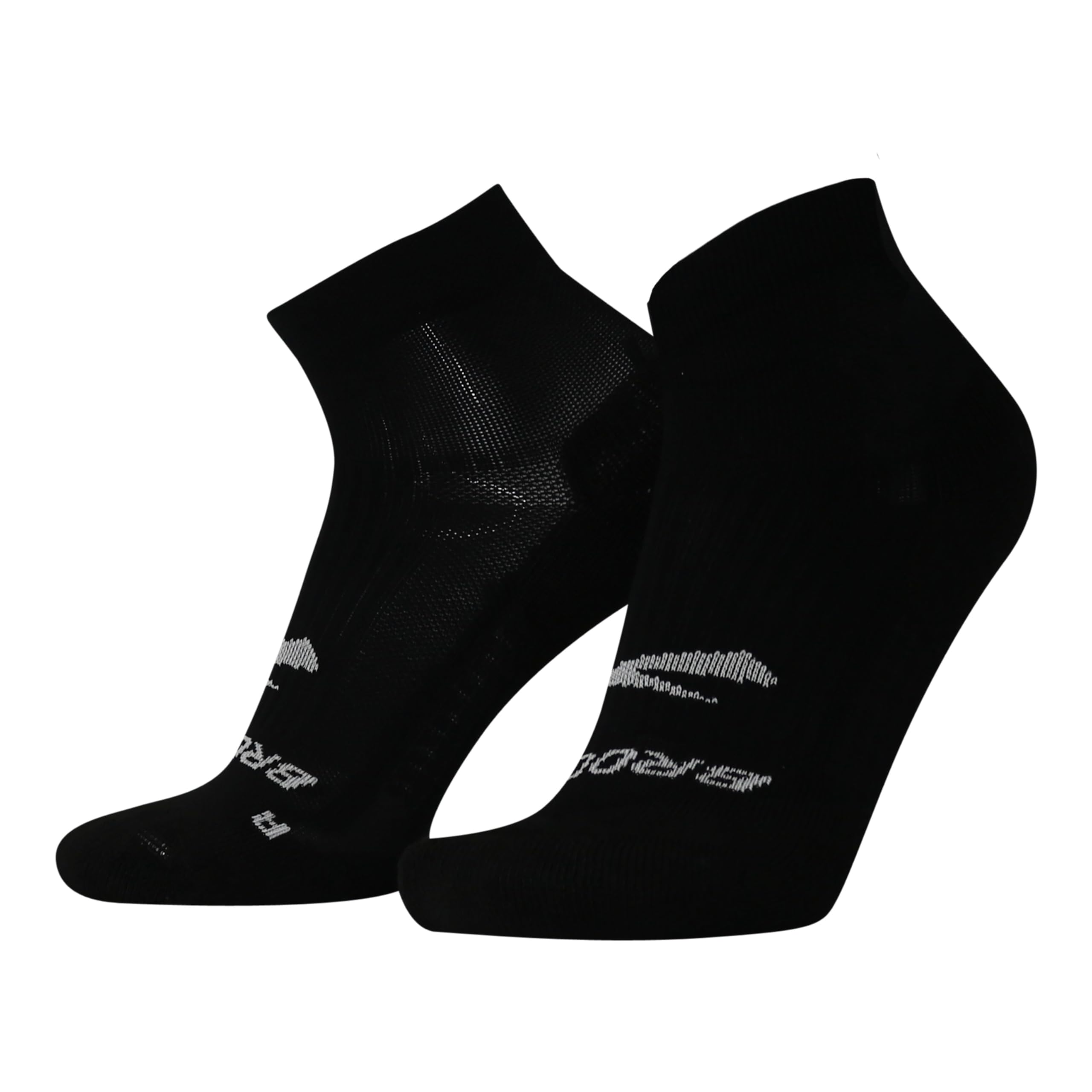 Brooks Ghost Quarter Socks I Performance Running Cushioned Socks with Arch Support for Men & Women - Black - Large