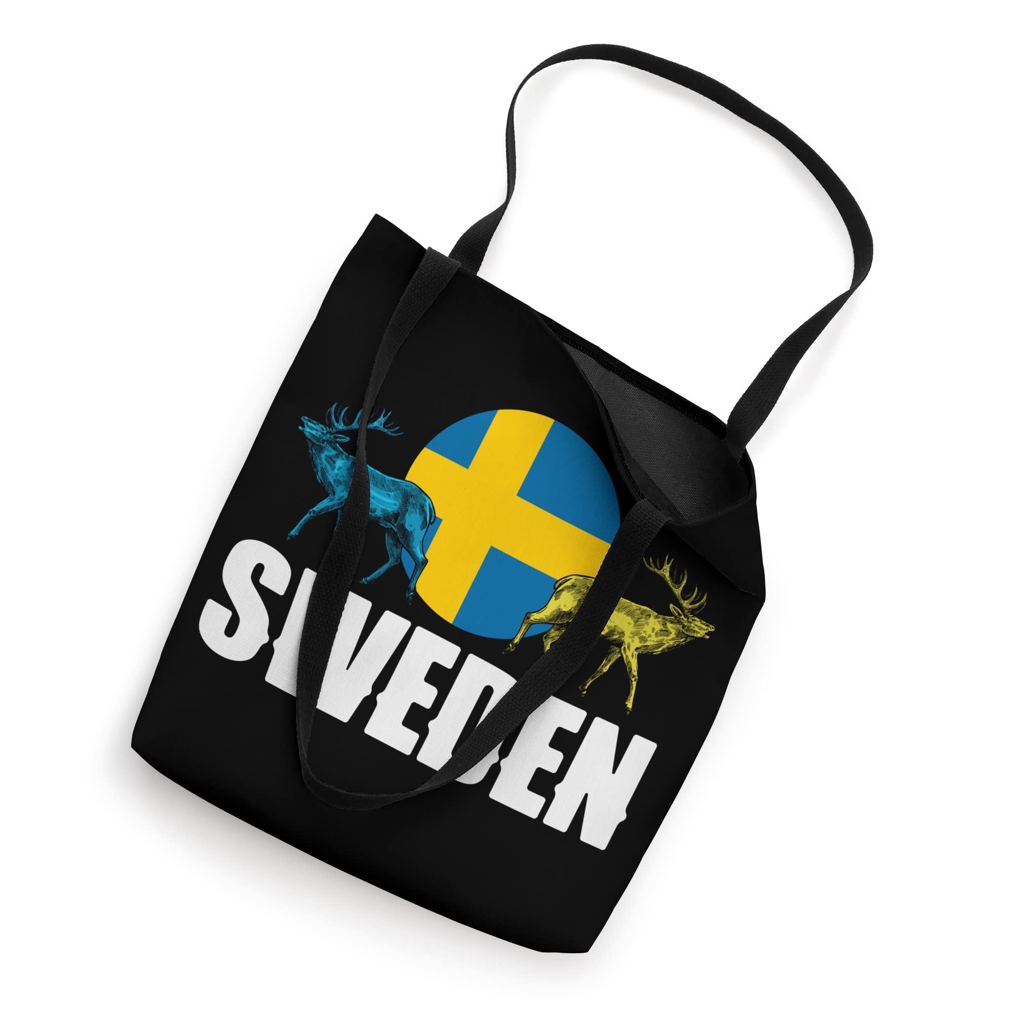 Sweden Swedish Sweden National Animal Silhouettes Tote Bag