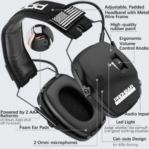 PROHEAR 030 Bluetooth 5.0 Electronic Shooting Muffs Digital Electronic Shooting Ear Protection