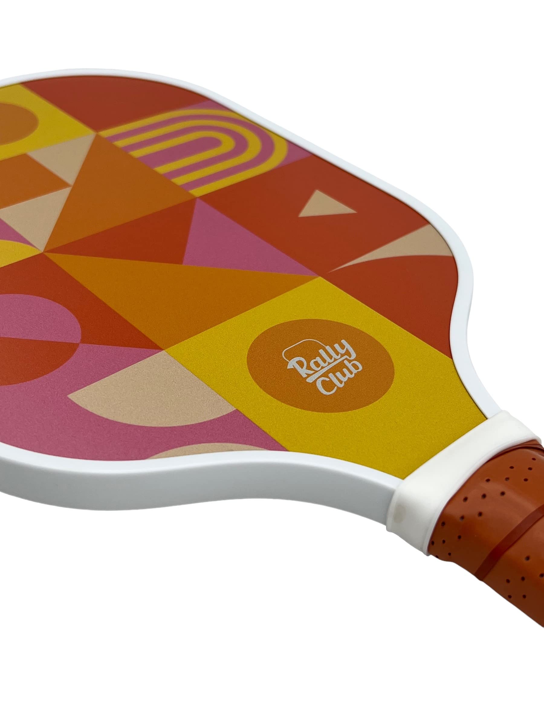 Rally Club Pickleball Paddles for Men & Women | Carbon Fiber and Polymer Honeycomb Composite Core | Lightweight Durable | Uniquely Designed Stylish Pickleball Set & Single Paddles | Gold Coast