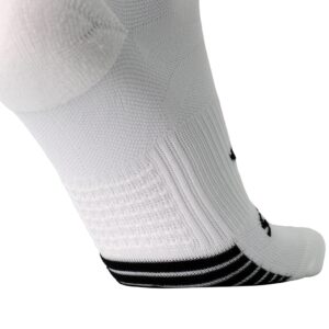 Brooks Ghost Lite Crew Socks I Performance Running, Comfort Fit with Arch Support for Men & Women (2-Pack Set) - White - Large