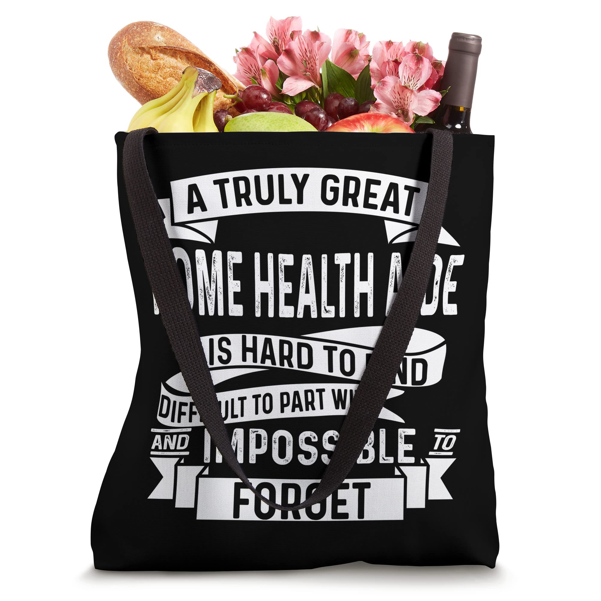 Home Health Aide Apparel - Awesome Heartfelt Aides Design Tote Bag