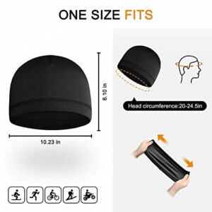 Graunton Skull Caps 9Pcs Helmet Liner Cooling Sweat Wicking Beanie Hats for Men Women, Football Cycling Running Hats, Soft,Breathable, Stretchable and Portable