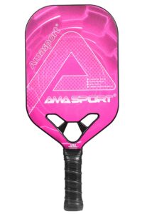 matrix pickleball paddle explore 003 - graphite textured surface - diamond cutting air dynamic throat pickleball elongated rackets with large sweet spot, more power & reach