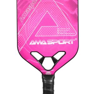 Matrix Pickleball Paddle Explore 003 - Graphite Textured Surface - Diamond Cutting Air Dynamic Throat Pickleball Elongated Rackets with Large Sweet Spot, More Power & Reach