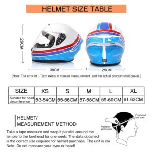 Bluetooth Electric Motorcycle Full Face Helmet Off-Road Sport ATV Motocross Dirt Bike Helmet with Visor, DOT Approved Mountain Helmets for Adults Men Women -and-Medium