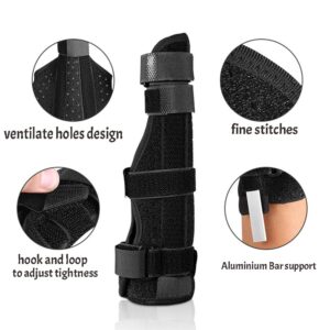 PENINSULA LOVE Boxer Finger Splint Pinky Finger Splint Hand Brace Boxer Fracture Splint 4th 5th Metacarpal Splint Support for Trigger Finger, Arthritis, Fracture, Broken Ring,Tendonitis