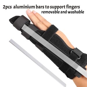 PENINSULA LOVE Boxer Finger Splint Pinky Finger Splint Hand Brace Boxer Fracture Splint 4th 5th Metacarpal Splint Support for Trigger Finger, Arthritis, Fracture, Broken Ring,Tendonitis