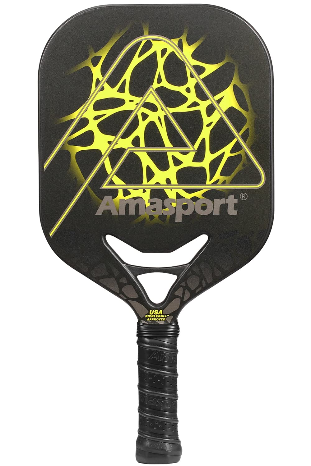 Matrix Pickleball Paddle Future 002- Graphite Textured Surface - Diamond Cutting Air Dynamic Throat Pickleball Standard Rackets Shape with Blend of Power and Control