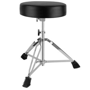 lesage adjustable drum throne for kids drum stool adjustable height drummer seat drum set chair for adults musicians stool with anti-slip feet