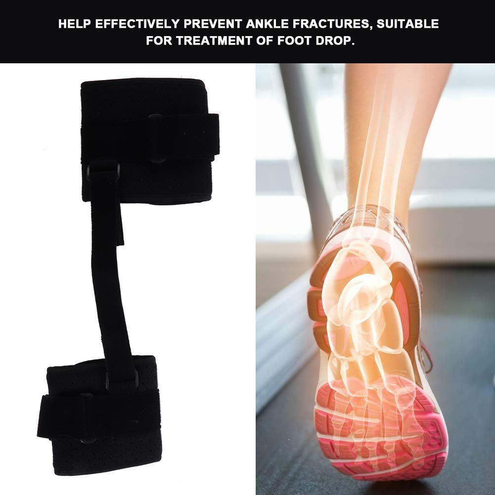 Foot Drop Ankle Orthotic Brace Fixing Strap Splint Fracture Sprain Injury Support Wrap