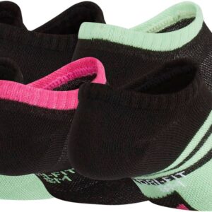 Nike Big Girls Everyday Lightweight No Show Socks 6 Pack (B(SX7308-010)/P, Medium)