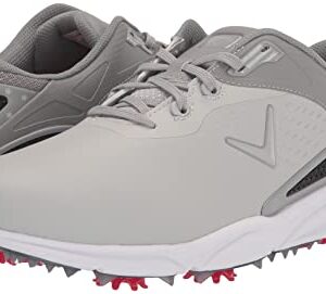 Callaway Footware Men's Golf Coronado v3 Sneaker, Grey/Charcoal, 14