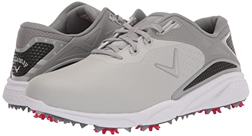 Callaway Footware Men's Golf Coronado v3 Sneaker, Grey/Charcoal, 14