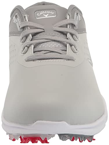 Callaway Footware Men's Golf Coronado v3 Sneaker, Grey/Charcoal, 14