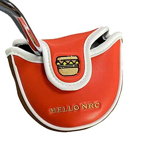 HELLO NRC Golf Mallet Putter Cover Golf Club Head Covers Golf Accessories for Odyssey Scotty Cameron Golf Builder(MP)