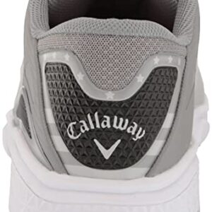 Callaway Footware Men's Golf Coronado v3 Sneaker, Grey/Charcoal, 14