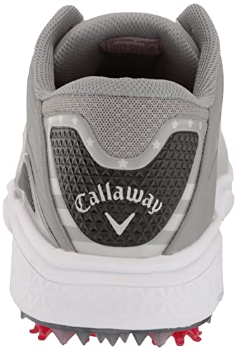 Callaway Footware Men's Golf Coronado v3 Sneaker, Grey/Charcoal, 14