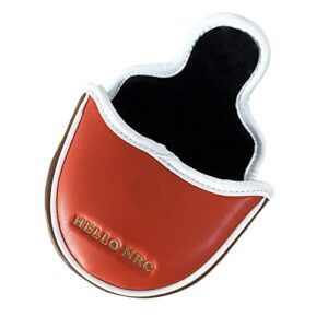 HELLO NRC Golf Mallet Putter Cover Golf Club Head Covers Golf Accessories for Odyssey Scotty Cameron Golf Builder(MP)