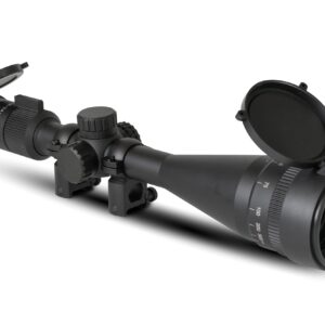 Monstrum Guardian 6-18x50 AO Rifle Scope with Parallax Adjustment | Black | Monstrum Rifle Scope Level Bubble | 1 inch Diameter | Bundle