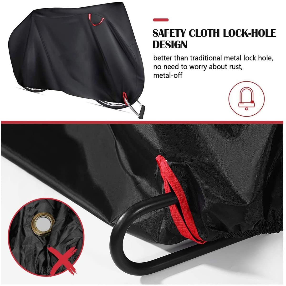 Bike Cover Outdoor Waterproof Bicycle Covers Rain Proof for Mountain Road Bike