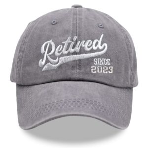 Retirement Gifts for Women Men 2023, The Legend Has Retired Baseball Cap, Happy Retiring Decorations Gift Hat for Retirees Grandma Grandpa Dad Mom