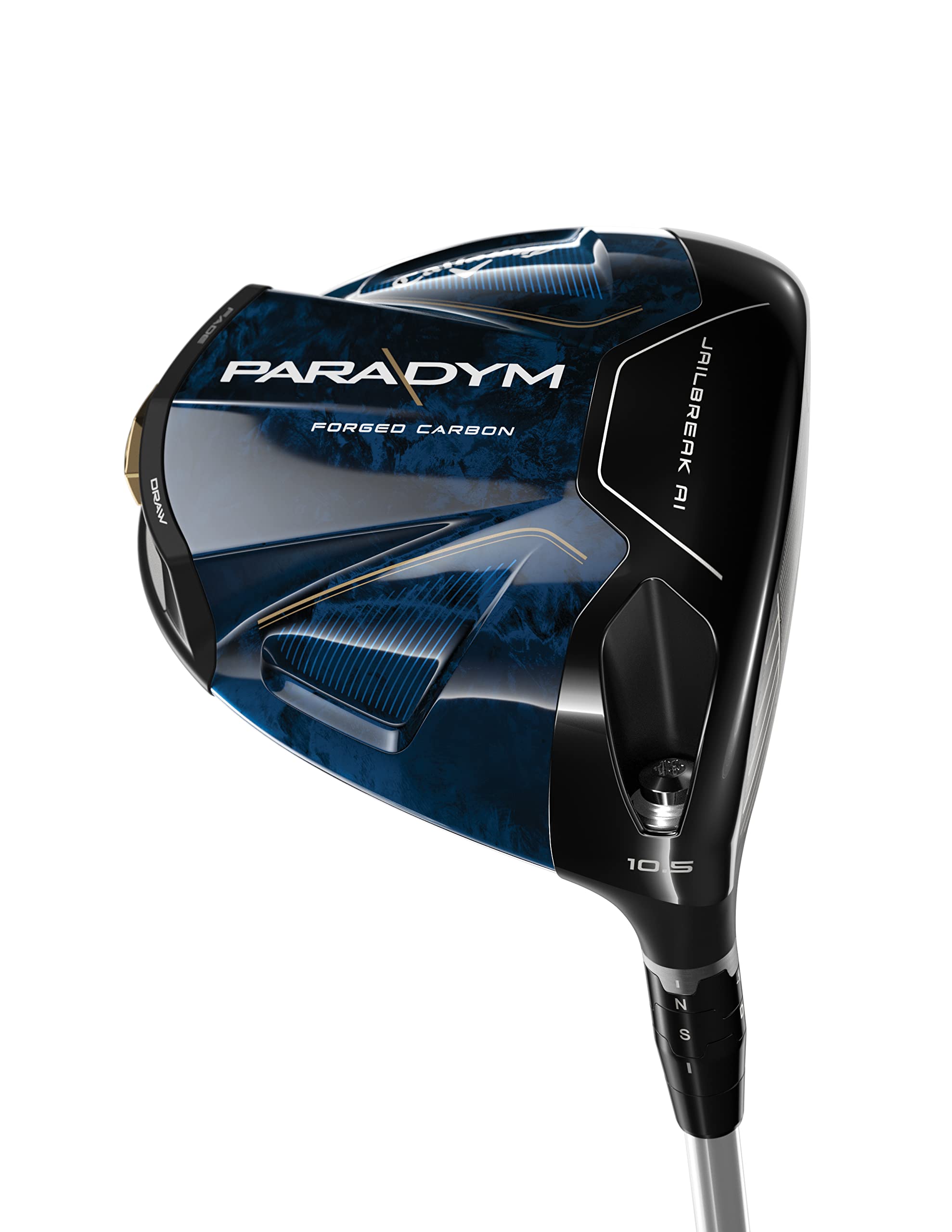 Callaway Golf 2023 Paradym Driver (Left Hand, Hzrdus Silver 50G Shaft, Stiff Flex, 10.5 Degrees Loft)