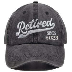 retirement gifts for women men 2023, the legend has retired baseball cap, happy retiring decorations gift hat for retirees grandma grandpa dad mom