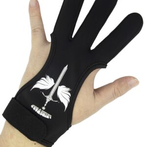 ANIMSWORD Archery Protective Glove Archery Shooting Gloves Three-Finger Archery Protective Gloves For Men nd Women.