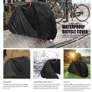 Bike Cover Outdoor Waterproof Bicycle Covers Rain Proof for Mountain Road Bike