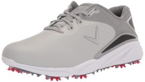 callaway footware men's golf coronado v3 sneaker, grey/charcoal, 14