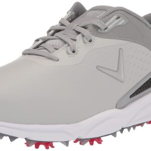 Callaway Footware Men's Golf Coronado v3 Sneaker, Grey/Charcoal, 14