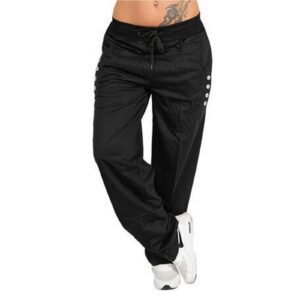 dasayo women's loose fit straight sweatpants pants slouchy sheer cotton sweatpants hiking running baggy lined tights trousers