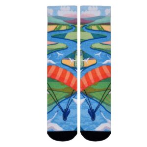 Sierra Socks Birds Eye View Pattern Unisex Socks - XL-Women Shoe Size (14+) / Buy 1 pr.