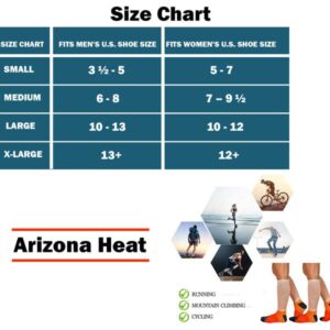 Sierra Socks Arizona Heat Pattern CoolMax Socks, Nature Collection for Men & Women Crew Socks