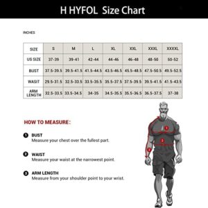 H HYFOL Short Sleeve Polo Shirts for Men Graphic Stretch Casual American Patriotic Raglan Golf Polos for Men(Phenanthrene Red,XL)