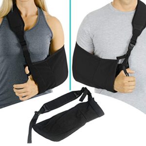 Arm Sling for Shoulder Injury by Support Brace for Women and Men, Wrist and Elbow Surgery with Adjustable Padded Arm Support Straps Postoperation Recovery Belt