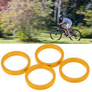 Kadimendium Bike Front Fork Gasket, Bicycle Headset Washer Aluminum Alloy Light Weight for Road Bike 28.6mm Tube(Gold)